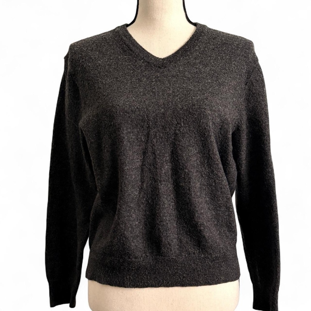 Vintage Wool V-Neck Sweater